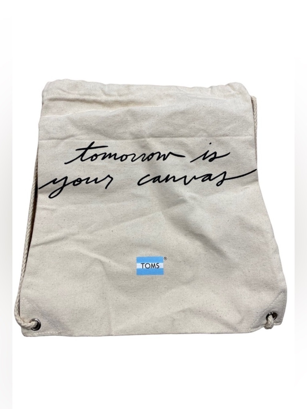 TOMS canvas backpack bag